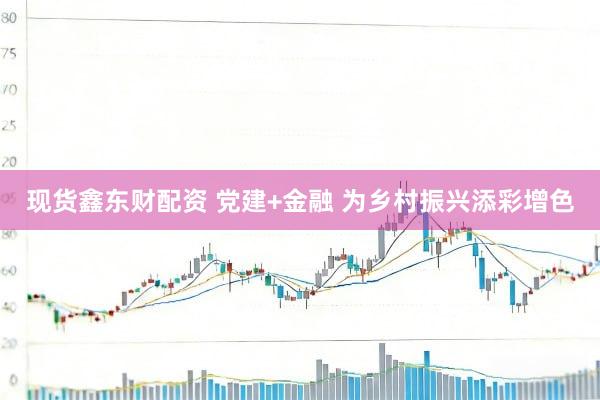 现货鑫东财配资 党建+金融 为乡村振兴添彩增色